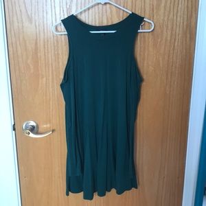 cut shoulder dress